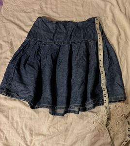 Cute Denim Mini Skirt