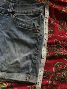 blue Denim Shorts