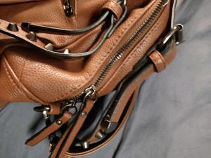 Leather Hobo Studded Bag