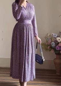 Patterned Midi Dress