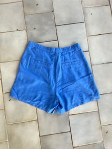 Blue Casual Shorts
