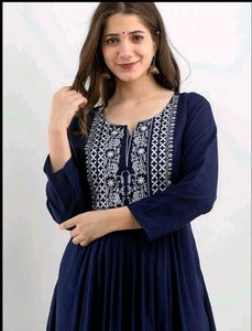 Embroidered Anarkali Kurta