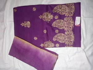 Elegant Purple Embroidered Kurta Set