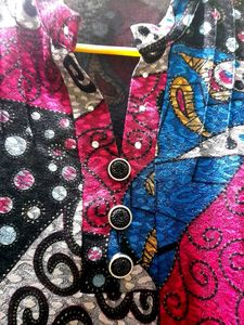 Patterned Ethnic Top 👚