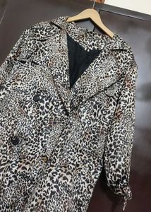 Multi Printed Winter Overcoat For 38 Bust