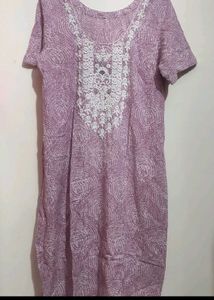 Light Purple🟣 Suit Salwar &amp; Dupatta For 40 Bust