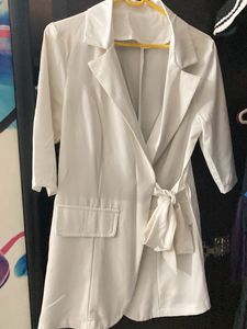 elegant white blazer