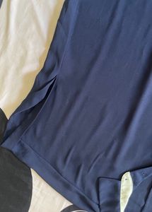 an imported classy navy shirt