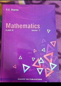 Rd Sharma Class 11