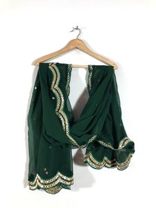 Dark Green Lehenga Choli Set (Women’s)