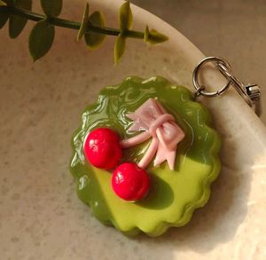 🍒💚Cherry Charm Keychain 🍒 💚