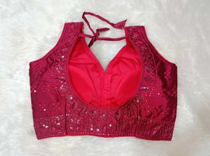 Sequined Pink Blouse