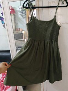 Olive Green Sundress