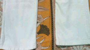 A White Colour Jeans