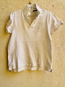 White Polo T- Shirt