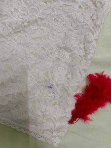 Jennyfer White Lace Top