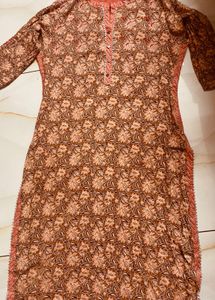 Floral Print Kurta