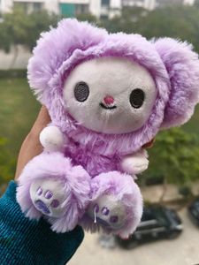 Purple Plush keychain very cute sanrio