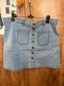 Denim Mini Skirt