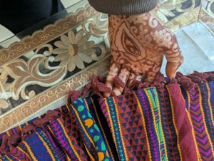 Striped Ethnic Style Top