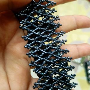 Tibetan Black Stone Chip Bracelet