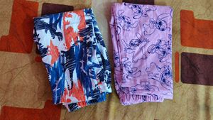 Cute Girls' Leggings - Set of 2