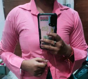 Pink Button-Down Shirt