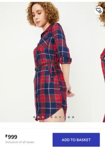 Plaid Shirt Dress