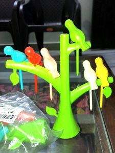Happy Bird Fruit Fork Set