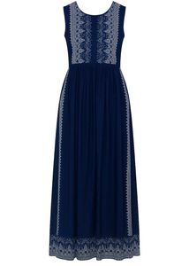 Navy-Naira Cut Desi Kurti🌷💙