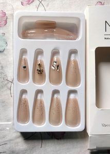 Beautiful Stoned Press-on Nails