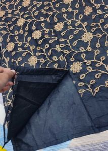 Sparkling Golden Black Kurti