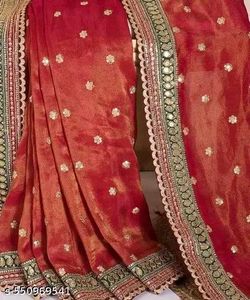 New Organza Saree 🧡