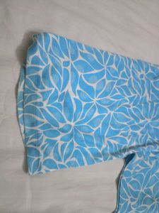 Cute Leaf Print Pajama Set