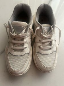 Chunky White Sneakers