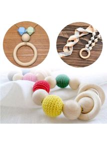 Wooden Round Loop Rings for Art &amp; craft