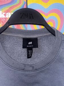 H&amp;M Grey Sweatshirt In Great Condition