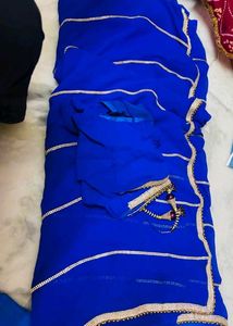 Festive Nevy Blue Saree