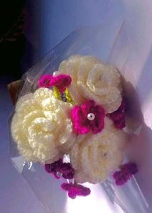 Crochet Rose Flower Bouquet 💐🌹🌹