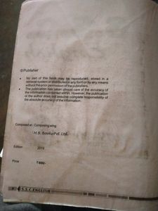 MB PUBLICATION ENGLISH BOOK FOR SSC EXAM