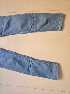 Light Wash Denim Skinny Jeans