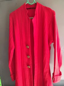 Women Clothes Red Kurta