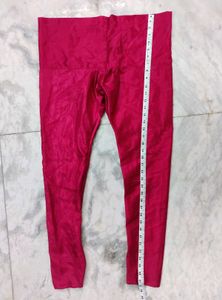 Red Colour Silk Pant