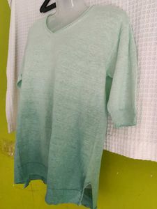 Green Ombre Knit Top