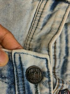 Sky Blue Baggy Jeans