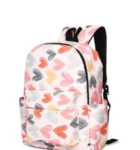 Heart Print Backpack