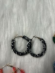Festive Hoop Earrings Combo