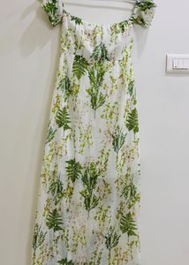 Sassafras Floral Print Maxi Dress