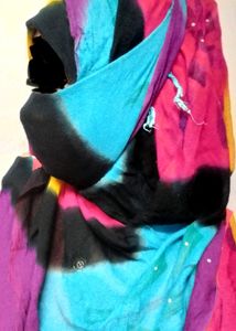 Stall Or Dupatta Colourful With Stones