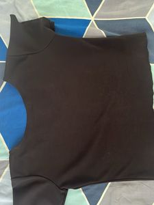 Cute Black Crop Top